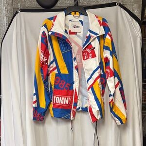 Vintage Tommy Hilfiger Multicolor Graphic Jacket